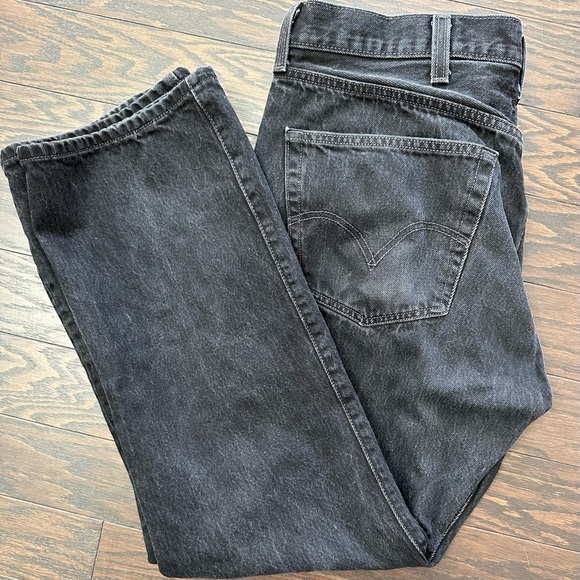 Levi’s 501 Button Fyi Jeans, 38 x 30. Black, In Good Condition. - Picture 3 of 7